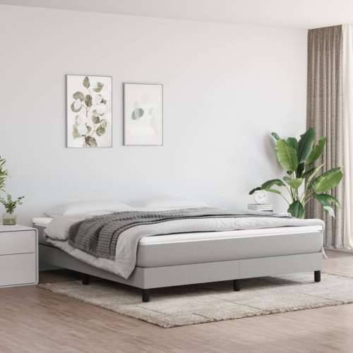Madrac s džepičastim oprugama svjetlosivi 180x200x20 cm tkanina - Svjetlosiva 180 x 200 cm 1 Cijena