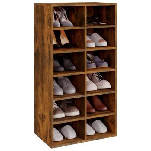 Stalak za cipele boja hrasta 54x34x100,5 cm konstruirano drvo - Dimljeni hrast 1 Cijena