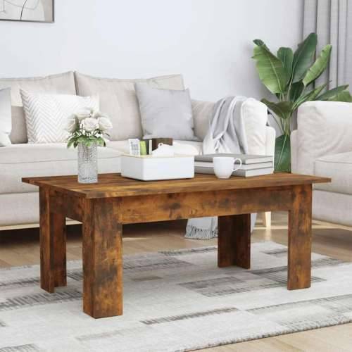 Stolić za kavu dimljeni hrast 100x60x42 cm konstruirano drvo - Dimljeni hrast 100 x 60 x 42 cm 1 Cijena