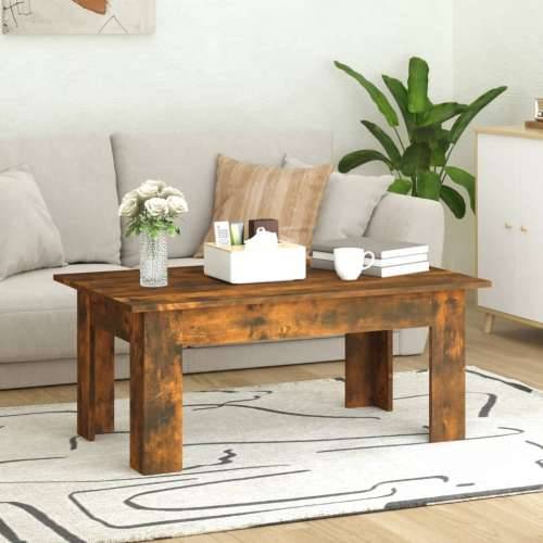 Stolić za kavu dimljeni hrast 100x60x42 cm konstruirano drvo - Dimljeni hrast 100 x 60 x 42 cm 1 Cijena