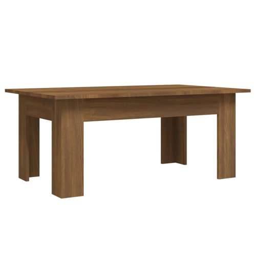Stolić za kavu boja smeđeg hrasta 100x60x42cm konstruirano drvo - Smeđi hrast 100 x 60 x 42 cm 1 Cijena