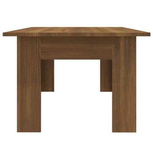 Stolić za kavu boja smeđeg hrasta 100x60x42cm konstruirano drvo - Smeđi hrast 100 x 60 x 42 cm 1 Cijena
