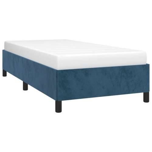 Okvir za krevet tamnoplavi 90x200 cm baršunasti Cijena