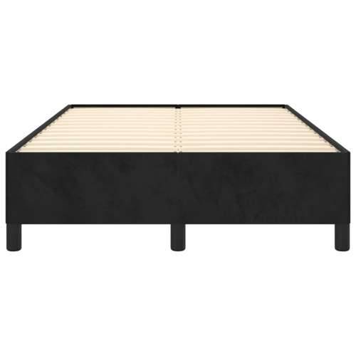 Okvir za krevet crni 120 x 200 cm baršunasti Cijena