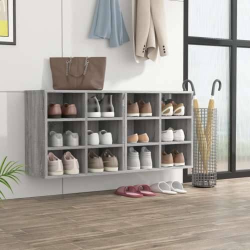 Ormarići za cipele 2 kom boja sivog hrasta sonome 52,5x30x50 cm - 1 Sivi hrast sonoma 52.5 x 30 x 50 cm 2 Cijena