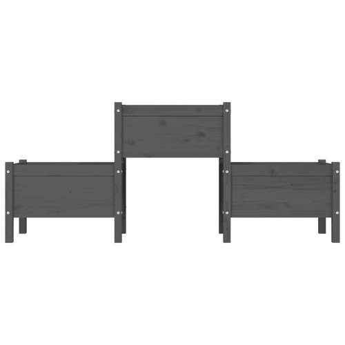 Sadilica siva 178,5 x 44 x 75 cm od masivne borovine - Siva 178.5 x 44 x 75 cm 1 Cijena