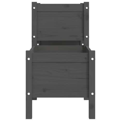 Sadilica siva 178,5 x 44 x 75 cm od masivne borovine - Siva 178.5 x 44 x 75 cm 1 Cijena