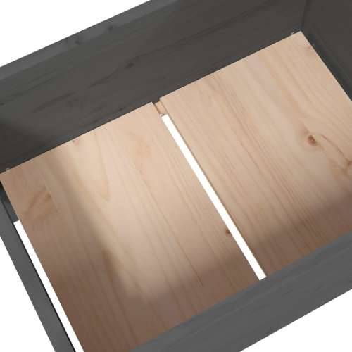 Sadilica siva 178,5 x 44 x 75 cm od masivne borovine - Siva 178.5 x 44 x 75 cm 1 Cijena