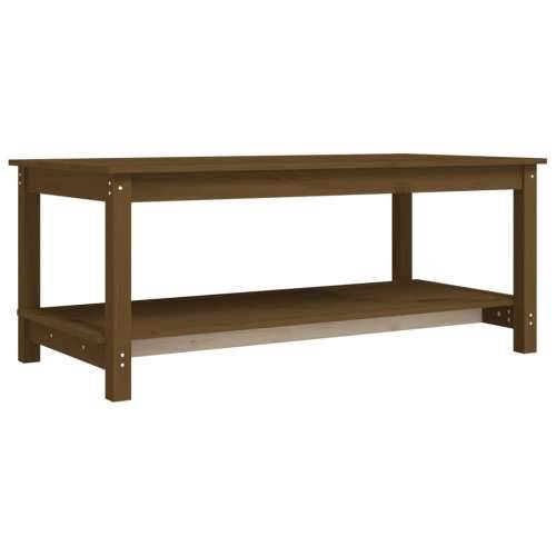 Stolić za kavu boja meda 110 x 55 x 45 cm od masivne borovine - boja meda 110 x 55 x 45 cm 1 Cijena