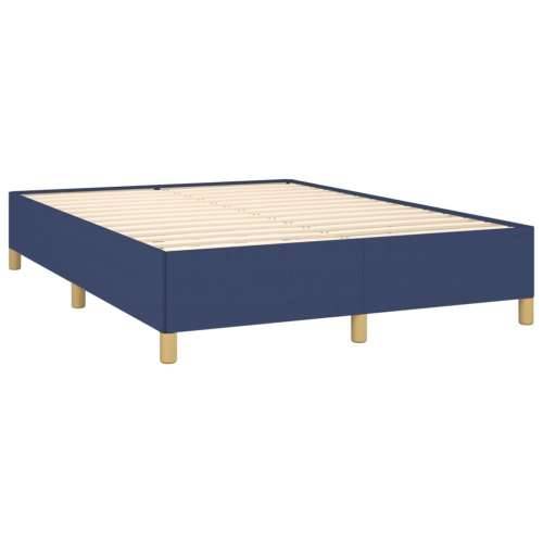 Okvir za krevet bez madraca plavi 140 x 200 cm od tkanine - Plava 140 x 200 cm 35 cm Cijena