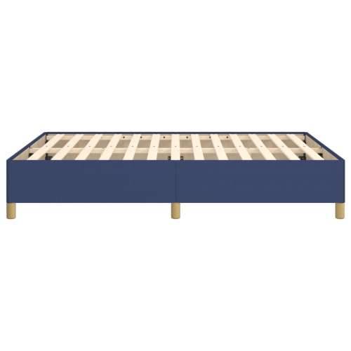 Okvir za krevet bez madraca plavi 140 x 200 cm od tkanine - Plava 140 x 200 cm 35 cm Cijena