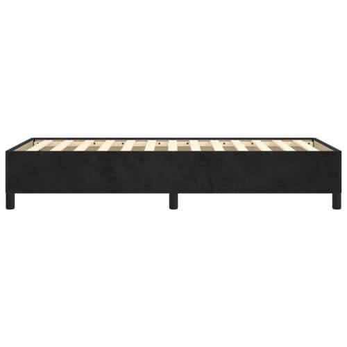 Okvir za krevet crni 80 x 200 cm baršunasti Cijena