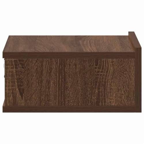 Viseći noćni ormarić boja smeđeg hrasta 40 x 30 x 15 cm drveni - Smeđi hrast 1 Cijena