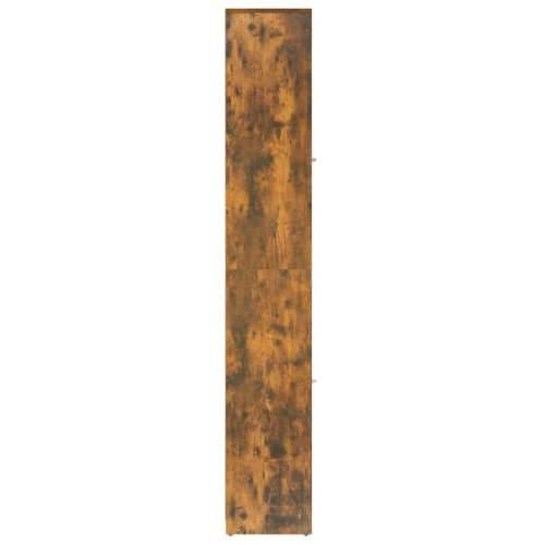Kupaonski ormarić boja dimljenog hrasta 30x30x183,5 cm drveni Cijena