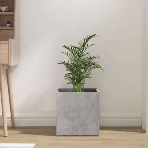 Sadilica siva boja betona 40 x 40 x 40 cm od konstruiranog drva - Beton siva 1 Cijena