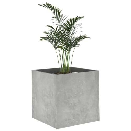 Sadilica siva boja betona 40 x 40 x 40 cm od konstruiranog drva - Beton siva 1 Cijena