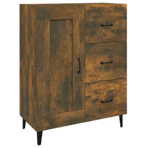 Komoda boja dimljenog hrasta 69,5x34x90 cm konstruirano drvo - Dimljeni hrast 1 Cijena
