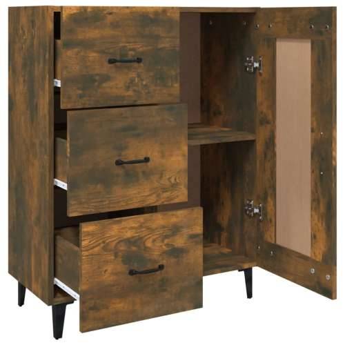 Komoda boja dimljenog hrasta 69,5x34x90 cm konstruirano drvo - Dimljeni hrast 1 Cijena