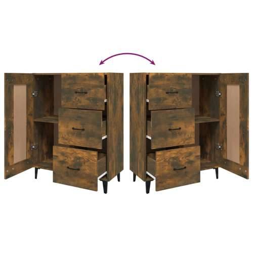 Komoda boja dimljenog hrasta 69,5x34x90 cm konstruirano drvo - Dimljeni hrast 1 Cijena