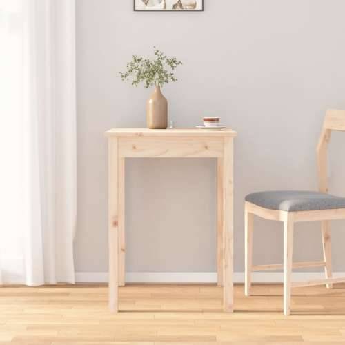 Blagovaonski stol 55 x 55 x 75 cm od masivne borovine - Prirodna 1 55 cm Cijena