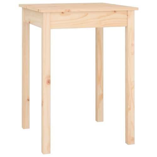 Blagovaonski stol 55 x 55 x 75 cm od masivne borovine - Prirodna 1 55 cm Cijena