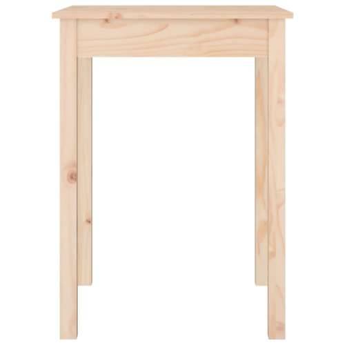 Blagovaonski stol 55 x 55 x 75 cm od masivne borovine - Prirodna 1 55 cm Cijena