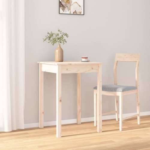 Blagovaonski stol 55 x 55 x 75 cm od masivne borovine - Prirodna 1 55 cm Cijena