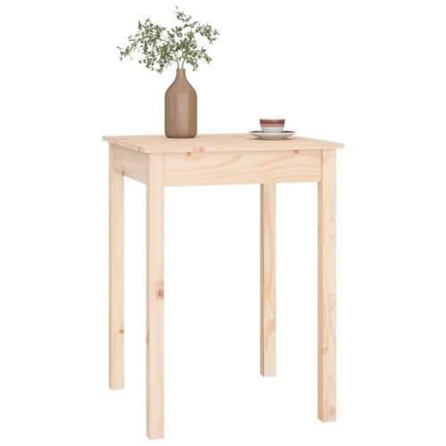 Blagovaonski stol 55 x 55 x 75 cm od masivne borovine - Prirodna 1 55 cm Cijena