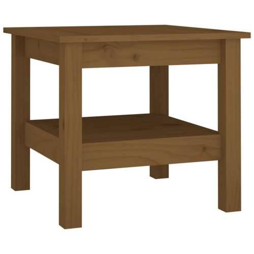 Stolić za kavu boja meda 45 x 45 x 40 cm od masivne borovine - boja meda 45 x 45 x 40 cm 1 Cijena