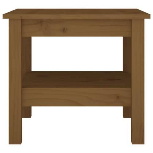 Stolić za kavu boja meda 45 x 45 x 40 cm od masivne borovine - boja meda 45 x 45 x 40 cm 1 Cijena