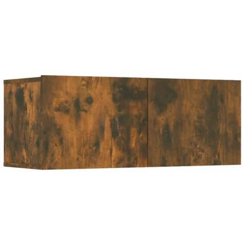 TV ormarići 4 kom boja dimljenog hrasta 80 x 30 x 30 cm drveni - Dimljeni hrast 4 80 cm Cijena
