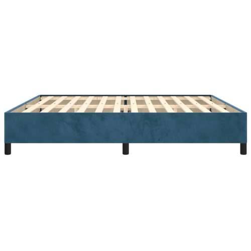 Okvir za krevet tamnoplavi 200x200 cm baršunasti Cijena