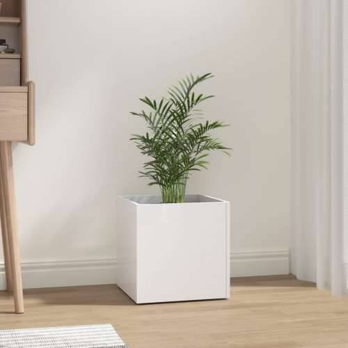 Sadilica sjajna bijela 40 x 40 x 40 cm od konstruiranog drva - Visoko sjajno bijela 1 Cijena