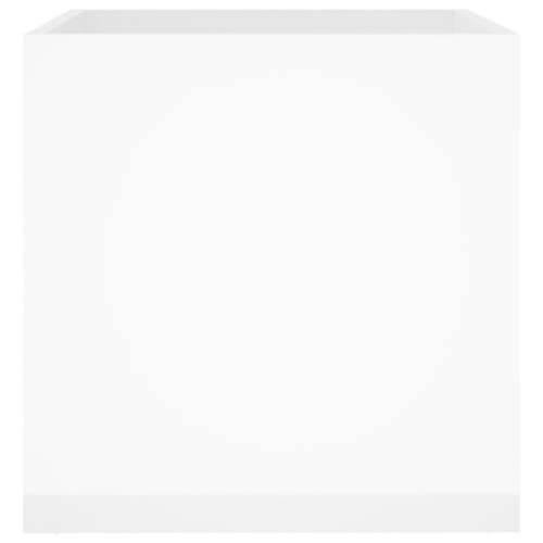 Sadilica sjajna bijela 40 x 40 x 40 cm od konstruiranog drva - Visoko sjajno bijela 1 Cijena
