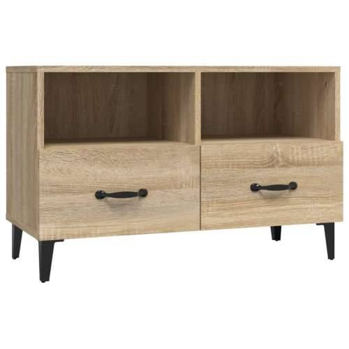 TV ormarić boja hrasta 80 x 36 x 50 cm od konstruiranog drva - sonoma hrast 1 Cijena