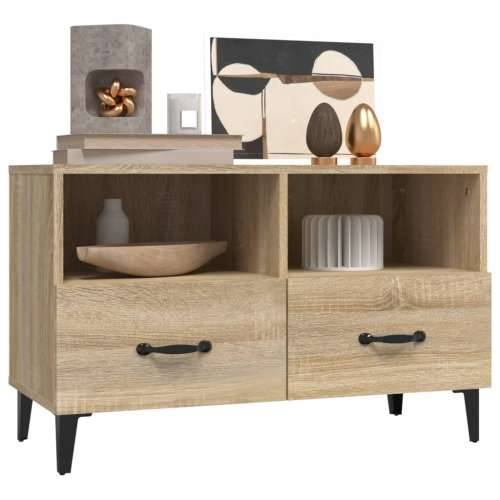 TV ormarić boja hrasta 80 x 36 x 50 cm od konstruiranog drva - sonoma hrast 1 Cijena