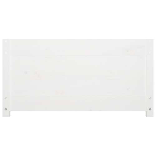 Dnevni krevet bez madraca bijeli 80 x 200 cm masivna borovina - Bijela 80 x 200 cm Cijena