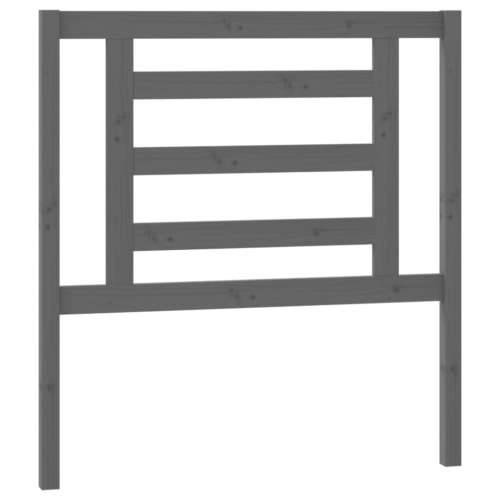 Dnevni ležaj na izvlačenje sivi 2x(90x200) cm masivna borovina - Siva 90 x 200 cm Cijena
