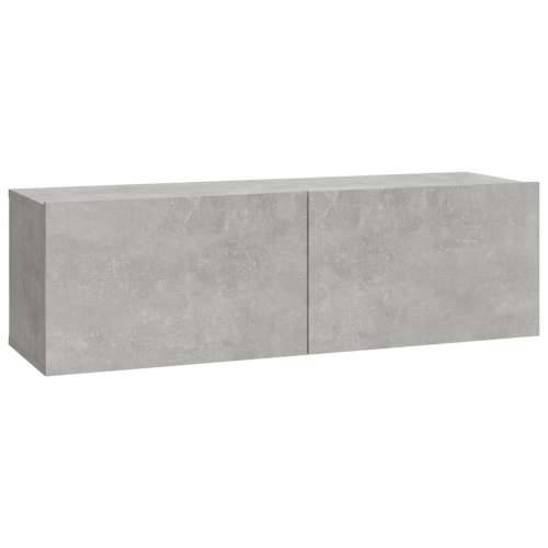 8-dijelni set TV ormarića siva boja betona konstruirano drvo Beton siva 8 100 cm Cijena