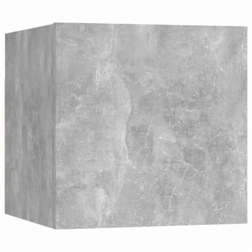 8-dijelni set TV ormarića siva boja betona konstruirano drvo Beton siva 8 100 cm Cijena
