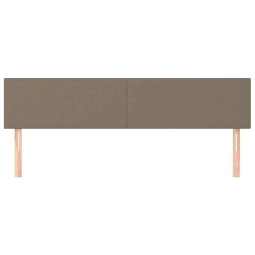 Uzglavlja 2 kom smeđesiva 90x5x78/88 cm od tkanine - Sivo-smeđa 180 cm 1 Nisko Cijena