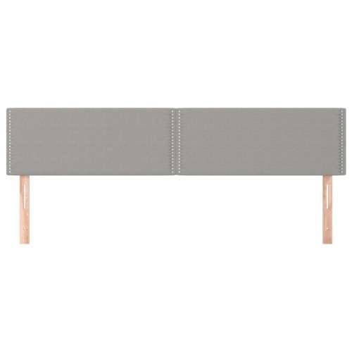 Uzglavlja 2 kom svjetlosiva 80x5x78/88 cm od tkanine - Svjetlosiva 160 cm 1 Nisko Cijena