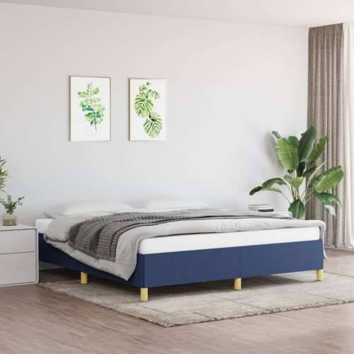 Okvir za krevet plavi 180x200 cm od tkanine