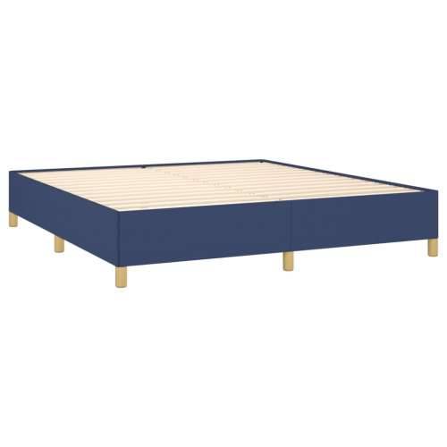 Okvir za krevet plavi 180x200 cm od tkanine Cijena
