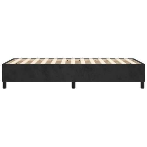 Okvir za krevet bez madraca crni 100x200 cm baršunasti - Crna 100 x 200 cm 35 cm Cijena