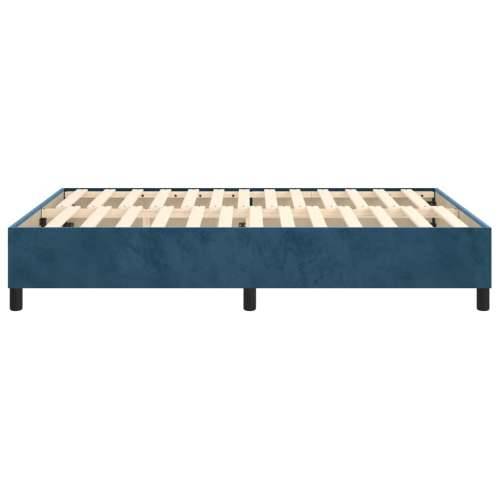 Okvir za krevet tamnoplavi 140 x 190 cm baršunasti Cijena