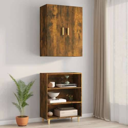 Viseći zidni ormarić boja dimljenog hrasta 69,5 x 34 x 90 cm - Dimljeni hrast 1 Cijena
