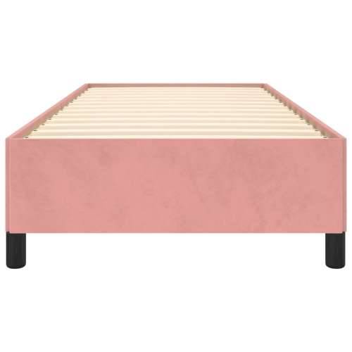 Okvir za krevet ružičasti 80x200 cm baršunasti Cijena