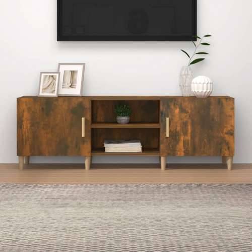 TV ormarić boja dimljenog hrasta 150x30x50 cm konstruirano drvo - Dimljeni hrast 1 Cijena