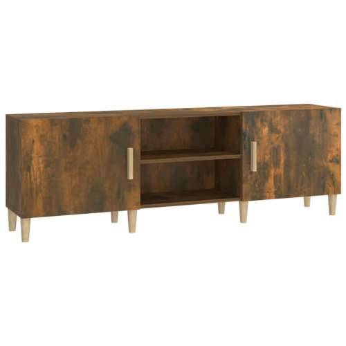 TV ormarić boja dimljenog hrasta 150x30x50 cm konstruirano drvo - Dimljeni hrast 1 Cijena